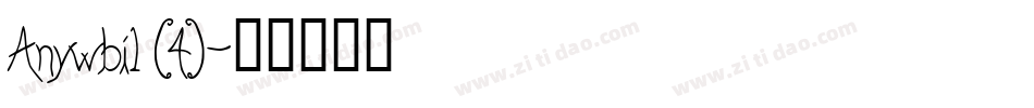 Anywbi1 (4)字体转换